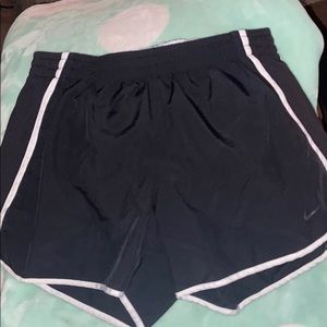 Nike black running shorts